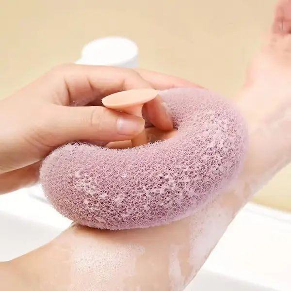 Soft Bristle Bathroom Brush with Suction Cup – Gentle Body Scrubber, Back Scrubbing & Massage Shower Brush for Full Body Cleaning | বাথরুম ব্রাশ কাপ বডি স্ক্রাবার ম্যাসাজ শাওয়ার ক্লিনিং