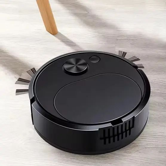 Automatic Portable Mini Home Floor Robotic Vacuum Cleaner USB Rechargeable Wet Dry Three-In-One Sweeping Machine for Home | অটোমেটিক পোর্টেবল মিনি হোম ফ্লোর ভ্যাকুয়াম ক্লিনার ইউএসবি রিচার্জেবল মেশিন