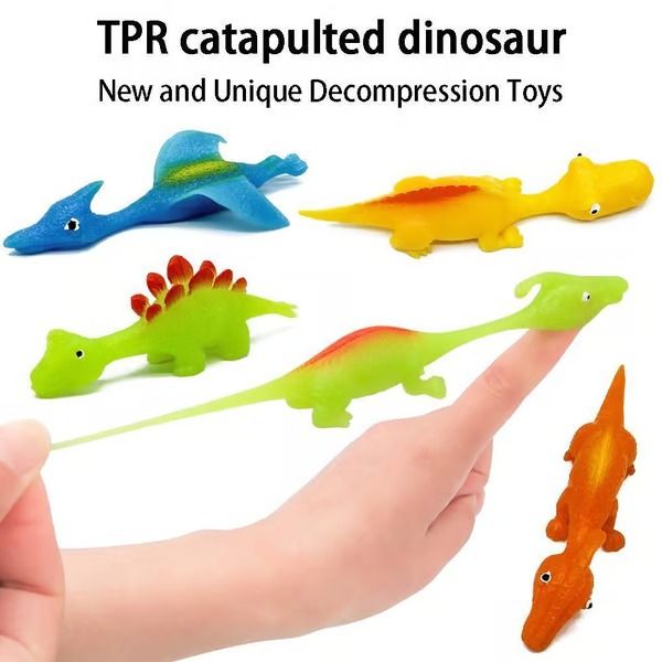 5 Pcs Slingshot Dinosaur Finger Toys | টয় খেলনা পিস