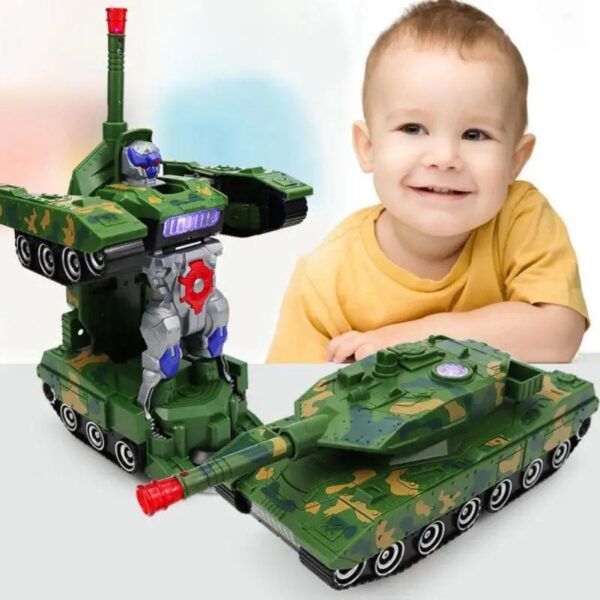 Rechargeable Robots Tank Music Car Toy | রিচার্জেবল টয় খেলনা