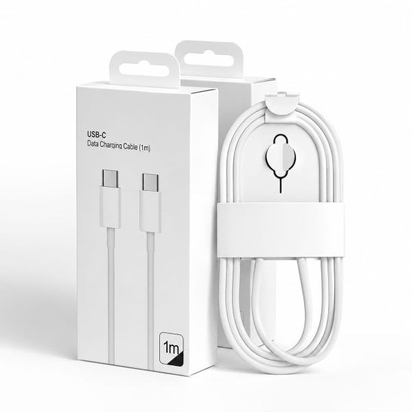 Original USB-C Fast Charging Cable for iPhone 16 Pro Max – PD 60W High-Speed Type-C Charger Cord for Charging & Data Sync | ফাস্ট চার্জিং কেবল প্রো হাই-স্পিড চার্জার