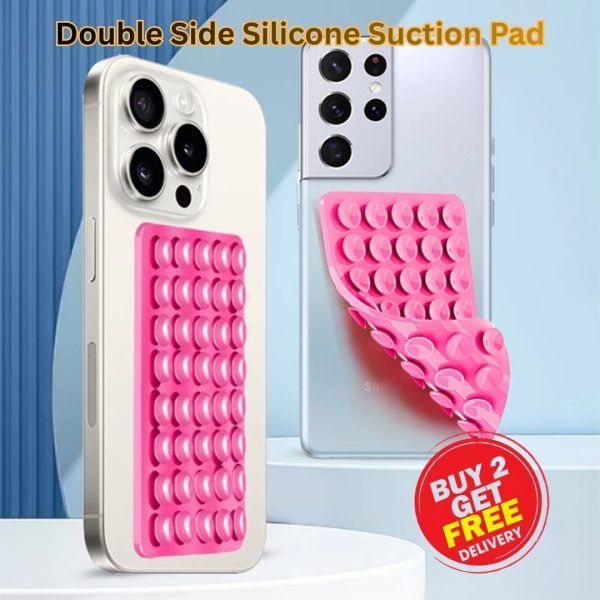 Double Side Silicone Suction Pad Phone Stand Multifunctional Fixture Suction Cup Detachable Hands-free Phone Holder | সিলিকন ফোন মোবাইল স্ট্যান্ড মাল্টিফাংশনাল কাপ হোল্ডার