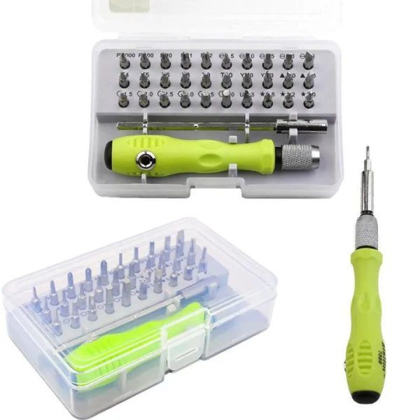 32-in-1 Precision Screwdriver Set – Magnetic Multi-Purpose Electronics Repair Toolkit | স্ক্রুড্রাইভার ম্যাগনেটিক মাল্টিপারপাস ইলেকট্রনিকস রিপেয়ার সেট