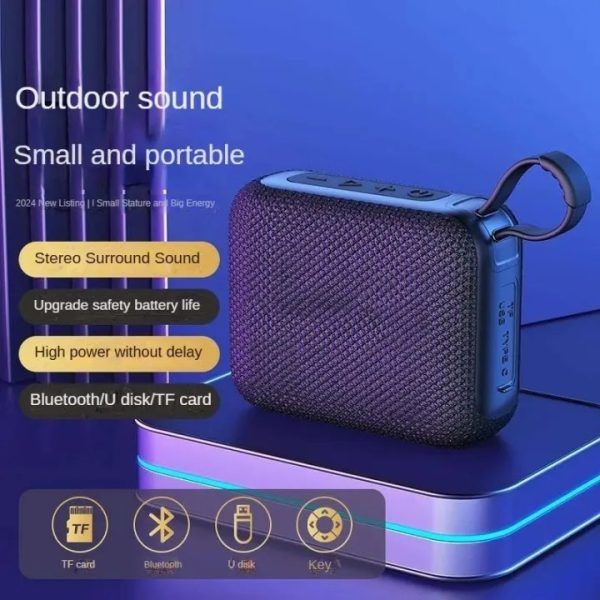Bluetooth Speakers TWS 10W Enhanced Bass Portable Outdoor Wireless Speaker 30Hrs IP7 Waterproof Shower Speaker Bluetooth 5.3 | ব্লুটুথ পোর্টেবল আউটডোর ওয়্যারলেস স্পিকার ওয়াটারপ্রুফ শাওয়ার