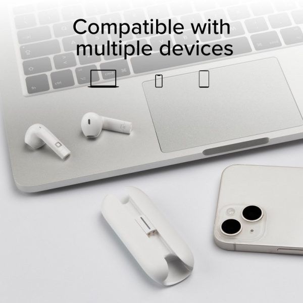 Q-touch TWS Earbuds Bluetooth Support AAC, SBC Long Battery Life BT V5.3 Fast Slide to Open The Earbuds | ব্লুটুথ সাপোর্ট ব্যাটারি ফাস্ট