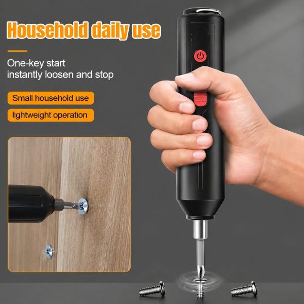 Portable Home Use Electric Screwdriver Set | পোর্টেবল হোম ইলেকট্রিক স্ক্রুড্রাইভার সেট