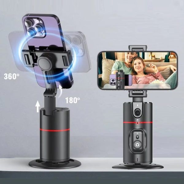 360 Auto Face Tracking Tripod Auto Phone Holder Smart Selfie Stabilizer Control | ফেস মুখ ফোন মোবাইল হোল্ডার স্মার্ট