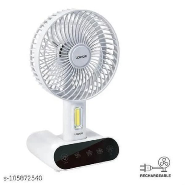 DP 7624 Rechargeable TableTouch Fan With Lamp | রিচার্জেবল ফ্যান ল্যাম্প