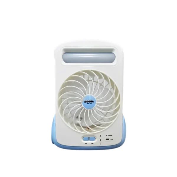 BS-2825 Rechargeable Fan With LED Light | রিচার্জেবল ফ্যান এলইডি লাইট