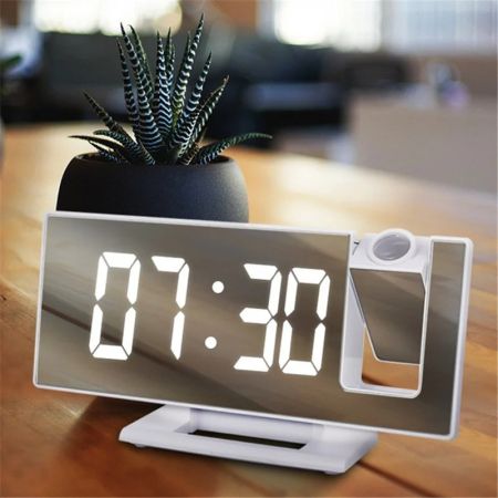180 Rotating Projector Electronic Clock | রোটেটিং প্রজেক্টর ইলেকট্রনিক ক্লক ঘড়ি