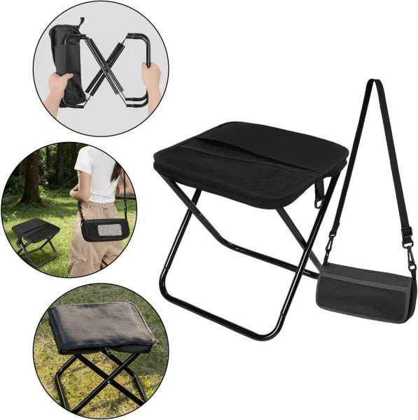 Foldable Backpack Stool – Portable Lightweight Folding Chair with Carry Bag for Camping, Fishing, Hiking, Travel & Outdoor Activities | ফোল্ডেবল ব্যাকপ্যাক স্টুল পোর্টেবল ফোল্ডিং চেয়ার ব্যাগ ক্যাম্পিং ফিশিং ট্রাভেল আউটডোর