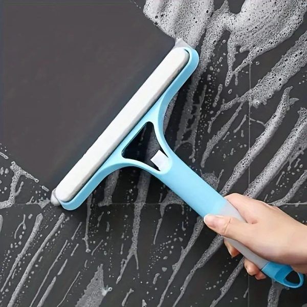 Multi-Function 3-in-1 Glass Cleaner Wiper – Window Squeegee with Spray Bottle & Microfiber Scrub for Mirror, Car & Household Use | মাল্টিফাংশনাল গ্লাস ক্লিনার ওয়াইপার উইন্ডো জানালা স্প্রে বোতল মিরর আয়না হাউসহোল্ড সংসার