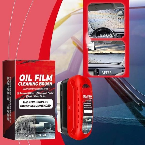 Powerful Glass Oil Film Remover – Heavy Duty Windshield Cleaner for Cars, Side Mirrors, Windows & Automotive Glass Care | গ্লাস অয়েল তেল রিমুভার উইন্ডশিল্ড ক্লিনার কেয়ার