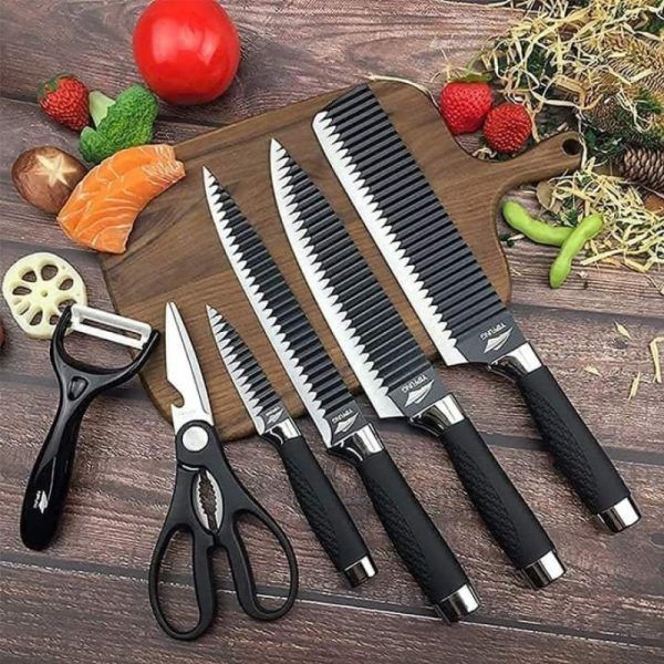 6 Pcs Premium Kitchen Knife Set | কিচেন রান্নাঘর ছুরি পিস সেট