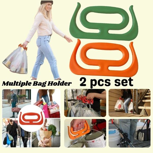 ২ পিস Portable Bag Grip Grocery Carrier Handle Grip Holder (২ পিস)