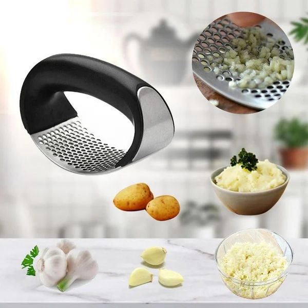Stainless Steel Garlic Press | স্টেইনলেস স্টিল রসুন প্রেস