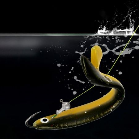 5 pecs Soft Fishing Lure Bionic Loach Bait And Lead Head Jigs Fishing Hooks | ফিশিং হুক পিস