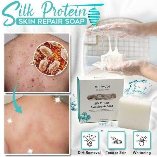 EELHOE Silk Protein Skin Repair Soap | স্কিন ত্বক রিপেয়ার সাবান