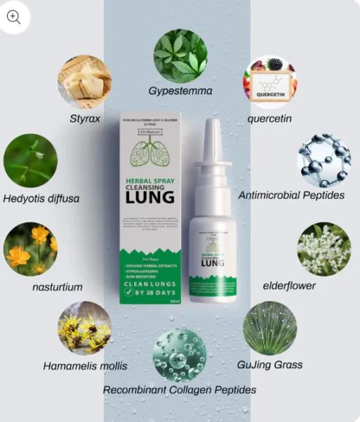 Lung Detox Herbal Cleanser Spray for Smokers | হারবাল ক্লেনজার স্প্রে