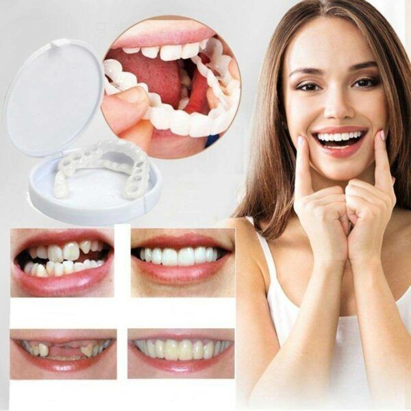 Snap On Silicone Smile Veneers Teeth | সিলিকন দাঁত