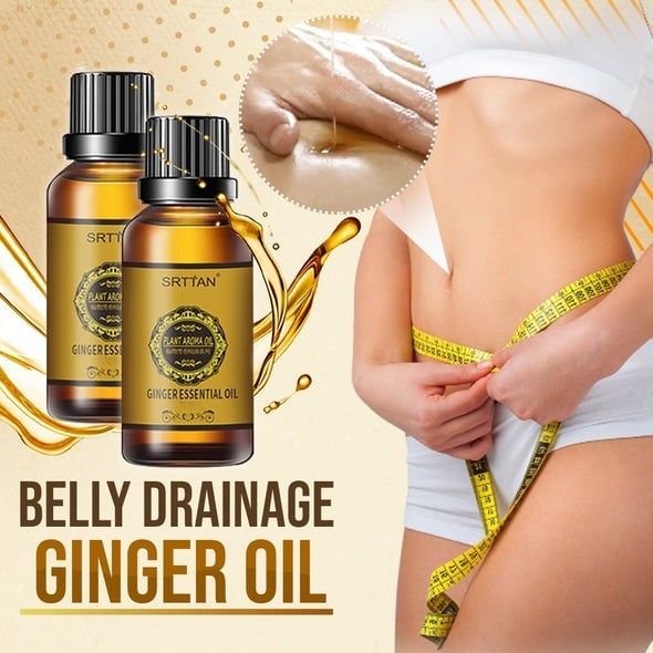 Belly Drainage Ginger Essential Oil (2 Pis) | আদা অয়েল তেল