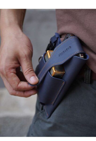 Retro Men’s Belt Waist Bag(Blue Color) | বেল্ট ওয়েস্ট ব্যাগ