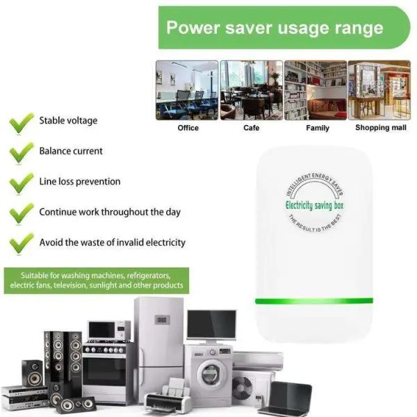 Original High-Quality Smart Electricity Energy Saver Box – High Efficiency Power Saving Device 30KW (90-250V) for Household, Market, Office, Hotel &amp; Commercial Use | স্মার্ট বক্স বাক্স পাওয়ার ডিভাইস হাউসহোল্ড সংসার অফিস Specification 6