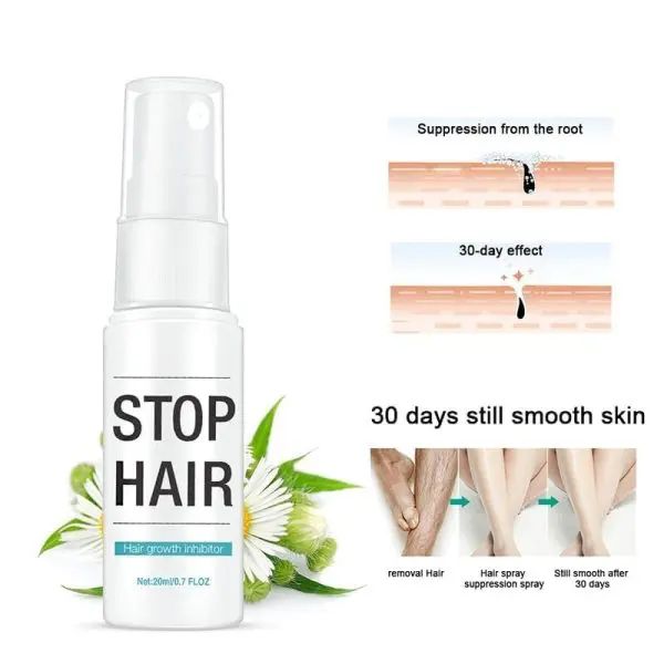 20ml Hair Growth Inhibitor Spray – Painless Hair Reduction &amp; Post-Removal Care for Men &amp; Women, Suitable for Face, Arms, Legs &amp; Underarms | হেয়ার চুল গ্রোথ স্প্রে কেয়ার ফেস মুখ Specification 10