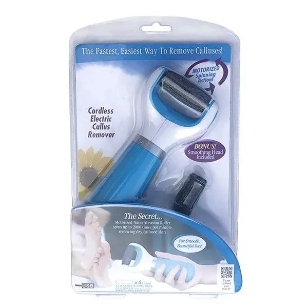 Rechargeable Pedicure Machine – Foot &amp; Heel Care Device with 2 Roller Heads for Smooth, Soft Feet | রিচার্জেবল মেশিন ফুট পা কেয়ার ডিভাইস রোলার Specification 2