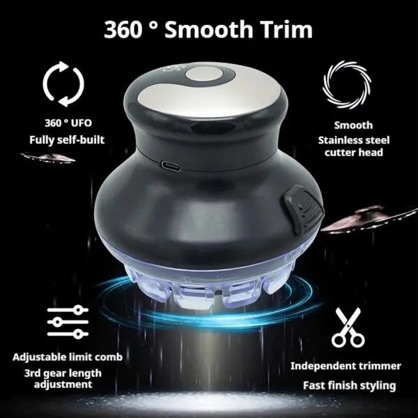 Hot New Wireless Round Hair Clipper – LED Trimmer with Adjustable 3–12mm Length for Men, Kids &amp; Home Use | ওয়্যারলেস হেয়ার চুল ক্লিপার এলইডি ট্রিমার কিডস শিশু হোম Specification 4