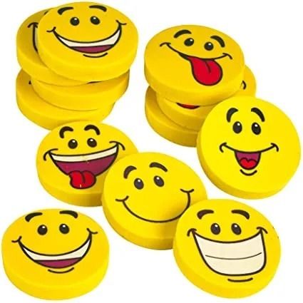 7 Pcs Emoji Pencil Erasers Set – Cute Yellow Smiley Face Erasers for Kids, School, Study, Drawing, Fun Stationery &amp; Gift Use | পেন্সিল ফেস মুখ কিডস শিশু স্কুল স্টাডি ড্রয়িং গিফট উপহার পিস সেট Specification 3