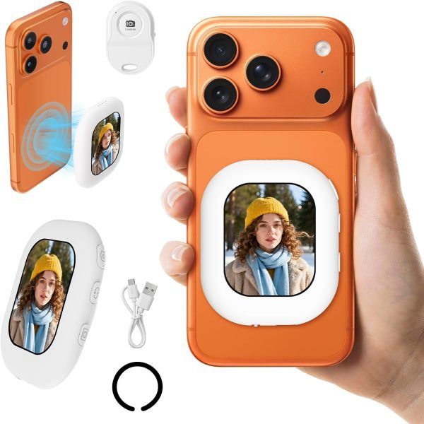 T30 Mini Magnetic Selfie Monitor – Wireless Rear Camera Preview Screen for iPhone &amp; Android Phones, Perfect for Vlogging, Live Streaming &amp; Content Creation | মিনি ম্যাগনেটিক মনিটর ওয়্যারলেস ক্যামেরা Specification 1