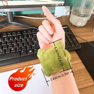 2 Pcs Ergonomic Wearable Wrist Rest Cushion – Soft PP Cotton Mouse &amp; Keyboard Wrist Support Pad with Elastic Band for Office, Computer, Laptop, Gaming, Typing &amp; Daily Use (2Pcs) | মাউস কিবোর্ড সাপোর্ট ইলাস্টিক অফিস কম্পিউটার ল্যাপটপ পিস Specification 4