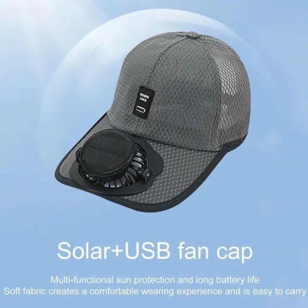 Solar Powered Fan Hat for Men &amp; Women – USB Rechargeable Cooling Baseball Cap with Adjustable 3-Speed Fan &amp; UPF50+ Sun Protection for Travel, Gardening, Fishing &amp; Outdoor Activities | সোলার ফ্যান হ্যাট ইউএসবি রিচার্জেবল কুলিং ক্যাপ স্পিড সান রোদ Specification 4