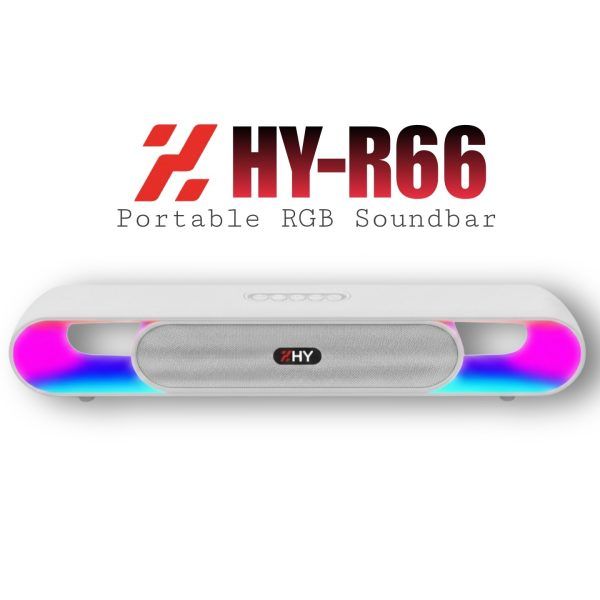 ZHY-R66 Bluetooth Soundbar 14W – 2.0 Channel Speaker with LED Lights &amp; Multi-Connectivity for TV, PC &amp; Mobile | ব্লুটুথ স্পিকার এলইডি লাইট মোবাইল পিস Specification 2