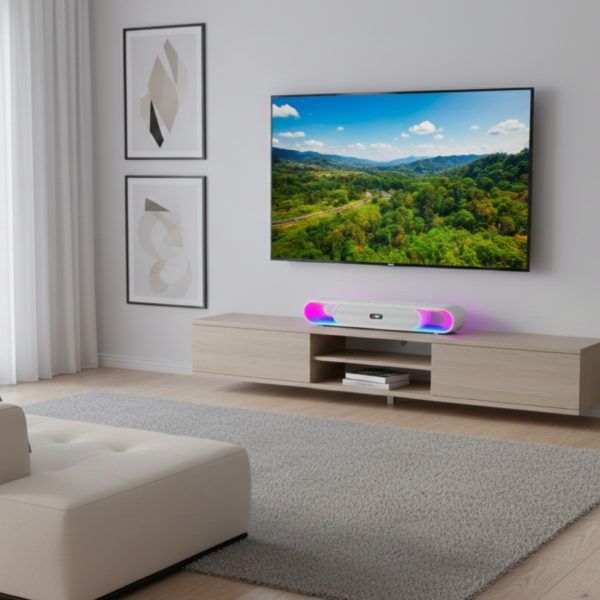 ZHY-R66 Bluetooth Soundbar 14W – 2.0 Channel Speaker with LED Lights &amp; Multi-Connectivity for TV, PC &amp; Mobile | ব্লুটুথ স্পিকার এলইডি লাইট মোবাইল পিস Specification 3