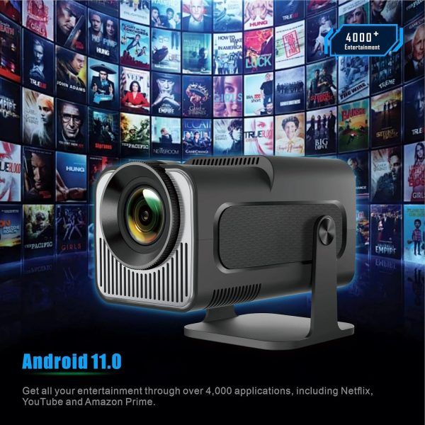 HY320 Smart Mini Portable Projector Android 11 – 4K Support, Native HD, WiFi Bluetooth HDMI, 180° Rotatable Auto Keystone Home Theater Projector | স্মার্ট মিনি পোর্টেবল প্রজেক্টর সাপোর্ট এইচডি ব্লুটুথ রোটেটেবল হোম Specification 1