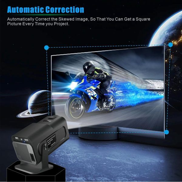 HY320 Smart Mini Portable Projector Android 11 – 4K Support, Native HD, WiFi Bluetooth HDMI, 180° Rotatable Auto Keystone Home Theater Projector | স্মার্ট মিনি পোর্টেবল প্রজেক্টর সাপোর্ট এইচডি ব্লুটুথ রোটেটেবল হোম Specification 3