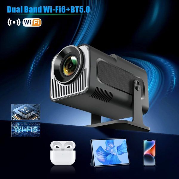 HY320 Smart Mini Portable Projector Android 11 – 4K Support, Native HD, WiFi Bluetooth HDMI, 180° Rotatable Auto Keystone Home Theater Projector | স্মার্ট মিনি পোর্টেবল প্রজেক্টর সাপোর্ট এইচডি ব্লুটুথ রোটেটেবল হোম Specification 4