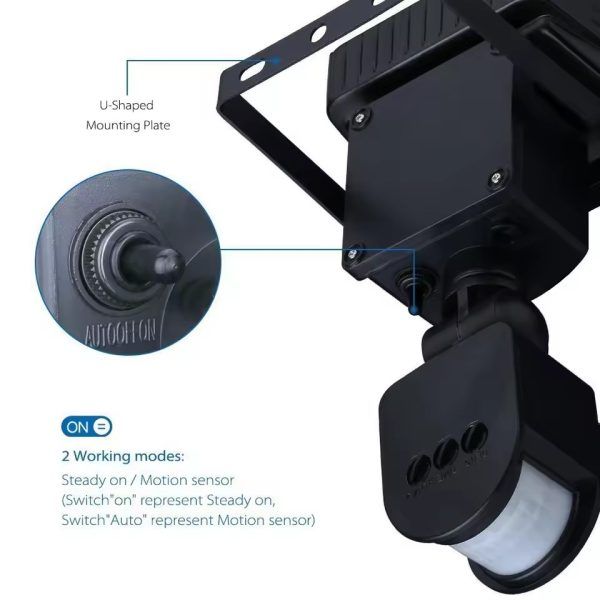 Solar Powered Garden Security Spotlight – 60 LED Super Bright Motion Sensor Waterproof Outdoor Light | সোলার গার্ডেন সিকিউরিটি এলইডি মোশন সেন্সর ওয়াটারপ্রুফ আউটডোর লাইট Specification 4