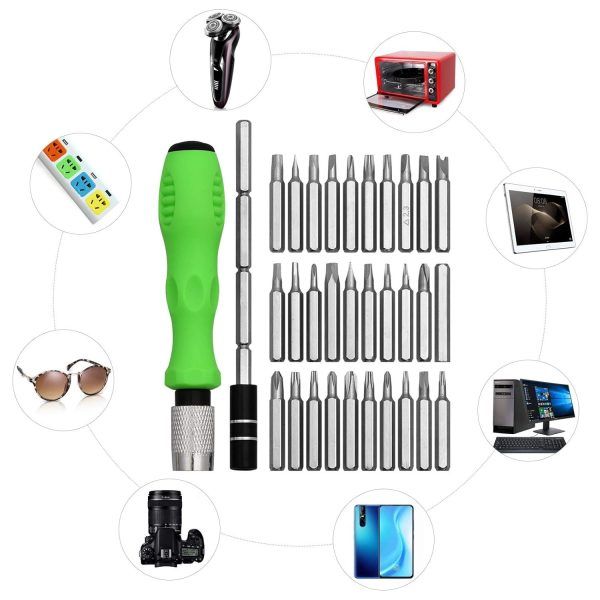 32-in-1 Precision Screwdriver Set – Magnetic Multi-Purpose Electronics Repair Toolkit | স্ক্রুড্রাইভার ম্যাগনেটিক মাল্টিপারপাস ইলেকট্রনিকস রিপেয়ার সেট Specification 2