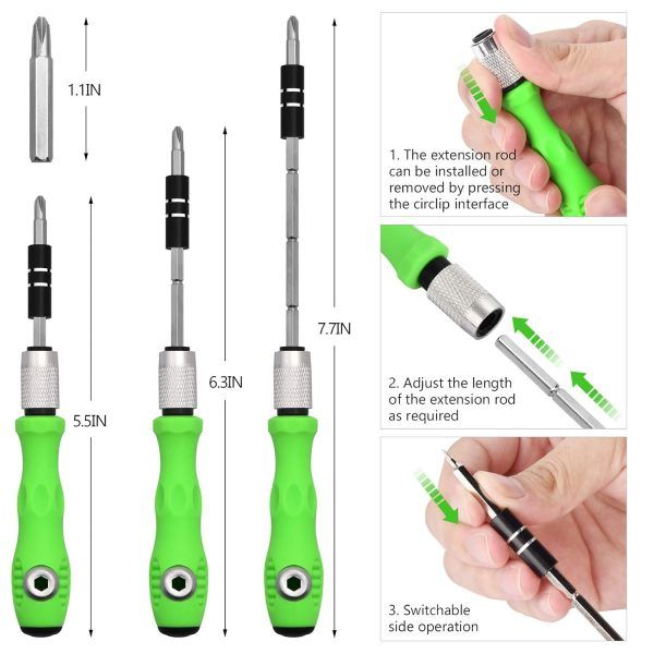 32-in-1 Precision Screwdriver Set – Magnetic Multi-Purpose Electronics Repair Toolkit | স্ক্রুড্রাইভার ম্যাগনেটিক মাল্টিপারপাস ইলেকট্রনিকস রিপেয়ার সেট Specification 3