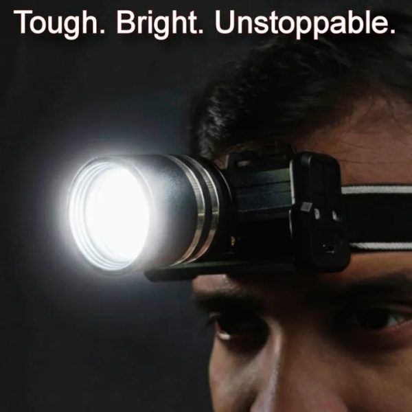Powerful LED Headlamp Aluminium Alloy Headlight Led Head High Lumen Rechargeable Led Headlamp Camping Searching Hunting Fishing | এলইডি রিচার্জেবল ক্যাম্পিং ফিশিং Specification 1