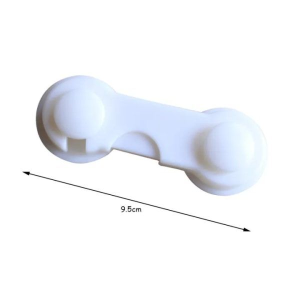 2Pcs Baby Safety Lock Anti-pinch Toddler Cabinet Door Lock Drawer Straps Multi Scene Baby Security Lock Kids Plastic Door Locks Guard (2Pcs) | বেবি শিশু সেফটি লক তালা ক্যাবিনেট ডোর দরজা ড্রয়ার স্ট্র্যাপ সিকিউরিটি কিডস Specification 4