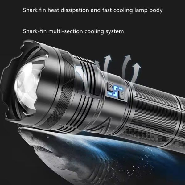 2025 New Outdoor Power High Power 4 Battery Super Bright Spotlight Long Range Zoomable Emergency Led Flashlight | আউটডোর পাওয়ার ব্যাটারি ইমার্জেন্সি এলইডি ফ্ল্যাশলাইট Specification 4