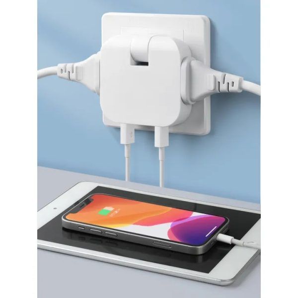 4 in 1 (2 USB Port + 2 Socket) EU Plug Rotatable Socket Converter | ইউএসবি সকেট রোটেটেবল Specification 1