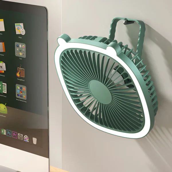 Portable Desktop Fan With light | পোর্টেবল ফ্যান লাইট Specification 3