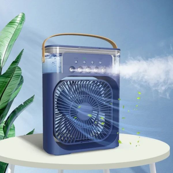 Portable USB Air Cooler Fan with Dream Light and Humidifier | পোর্টেবল ইউএসবি এয়ার কুলার ফ্যান লাইট হিউমিডিফায়ার Specification 1