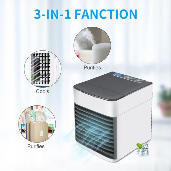 Portable USB Mini Air Cooler Fan | পোর্টেবল ইউএসবি মিনি এয়ার কুলার ফ্যান Specification 3