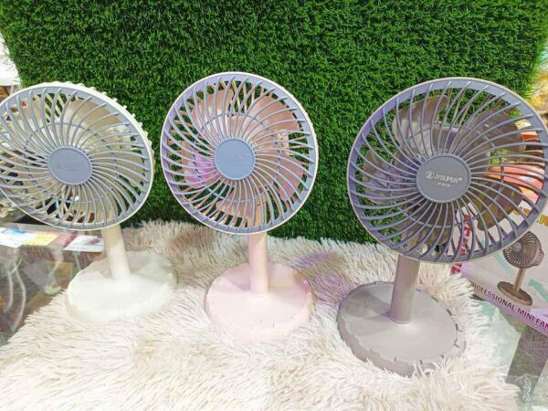Rechargeable Professional Mini Desk Fan ( JY-2218 ) | রিচার্জেবল প্রফেশনাল মিনি ডেস্ক ফ্যান Specification 4